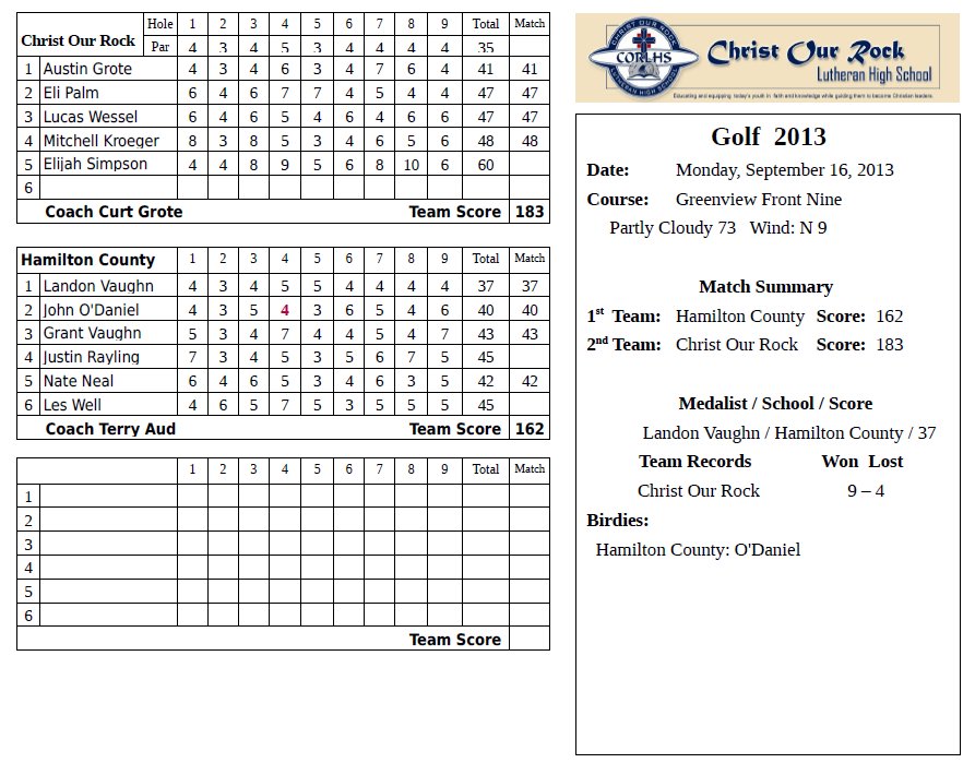 McLeansboro on Monday, September 16, 2013